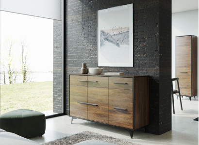 Chests of drawers Shelf Wardrobe Shelf Real Wood Side Low Board Design Chest of drawers Cabinets